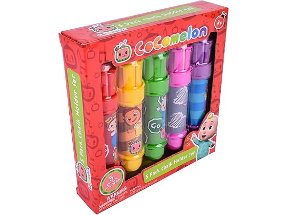 Sunny Days Entertainment CoComelon Jumbo Chalk Holders