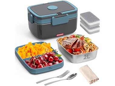 $14.99, Was $19.99, 25% Off! Geveniss Electric Lunch Box for Adults dealfomo