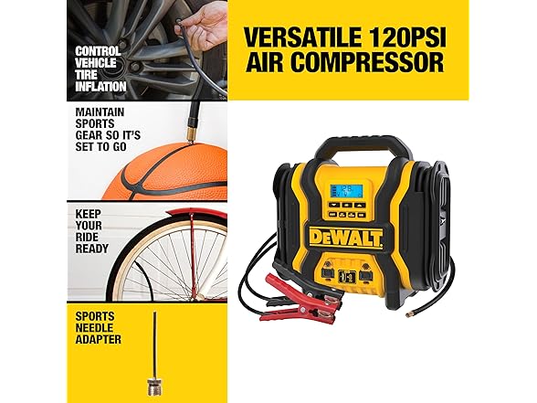 DEWALT DXAEPS14 2000 Peak Amp 12V A Power Station