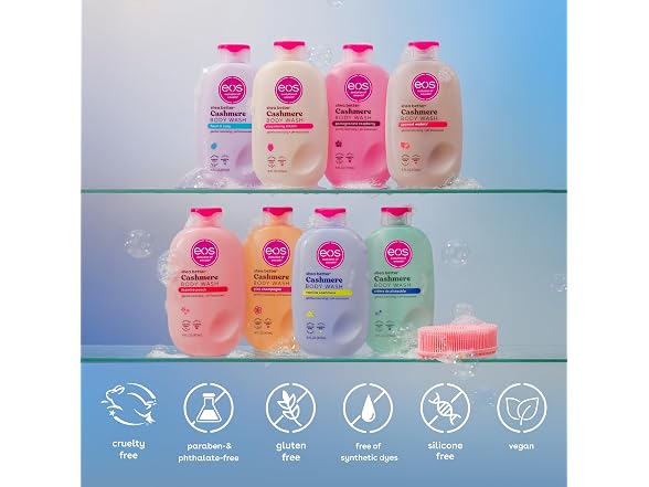 eos Cashmere Body Wash Coconut Waters Creamy Gel