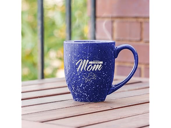 DETROIT LIONS Mom Royal Blue 16 oz Coffee Mug