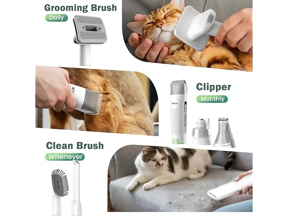 Afloia 6-in-1 Dog Grooming Kit