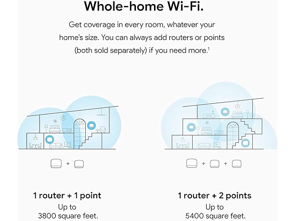Nest WiFi Router and 2 Points