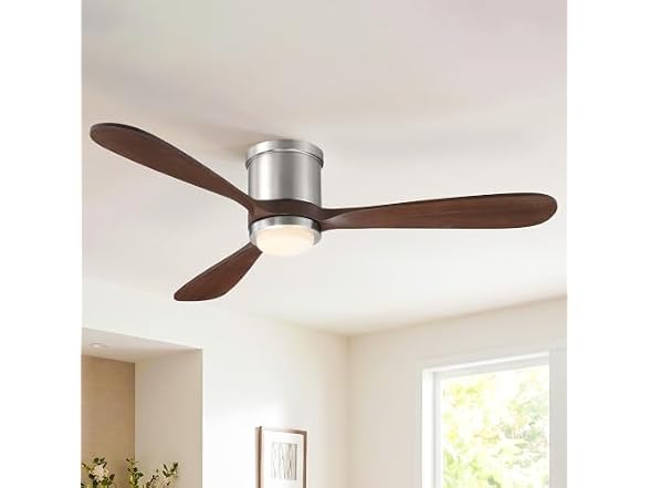Parrot Uncle 52 Inch Solid Wood Ceiling Fan