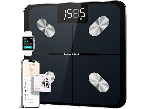 Etekcity Smart Scale Body Weight Fat BMI