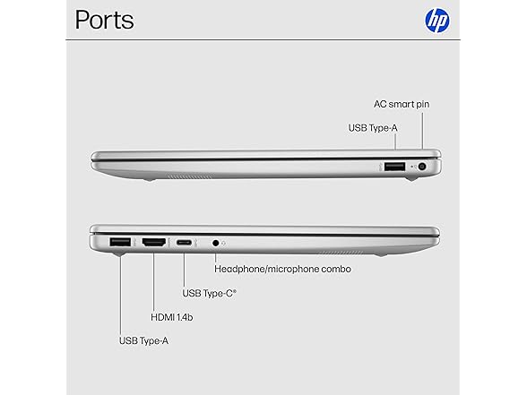 HP 14" HD Touchscreen Display Laptop