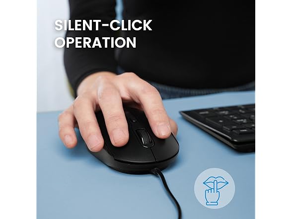 Perixx Wired USB Optical Mouse