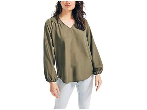 Nautica Women's Urban Camo Shirt (XL)