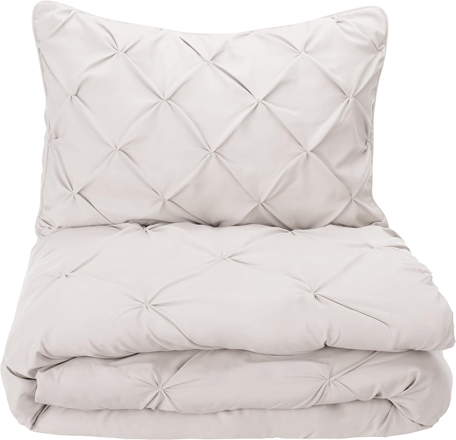 AmazonBasics Pinch Pleat Comforter Set - Gallery 6