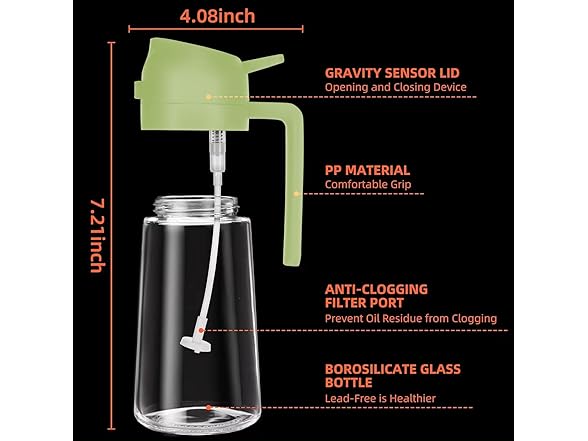 JAZZER Oil Dispenser Bottle