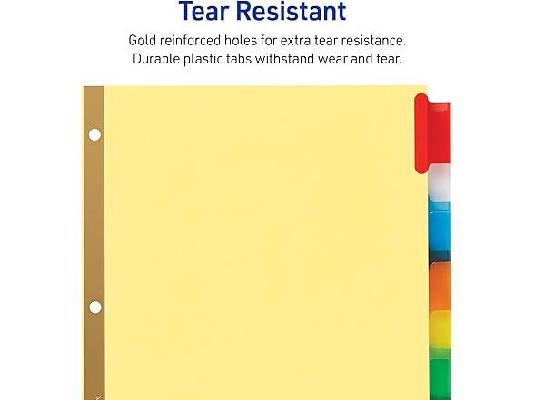 Avery Insertable Dividers for 3 Ring Binders