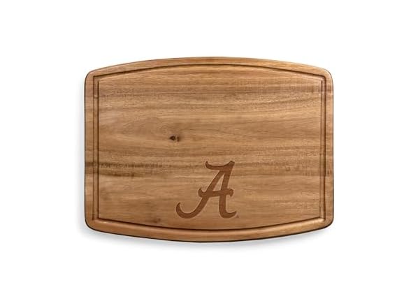 NCAA Alabama Crimson Tide Ovale Acacia Cutting Board