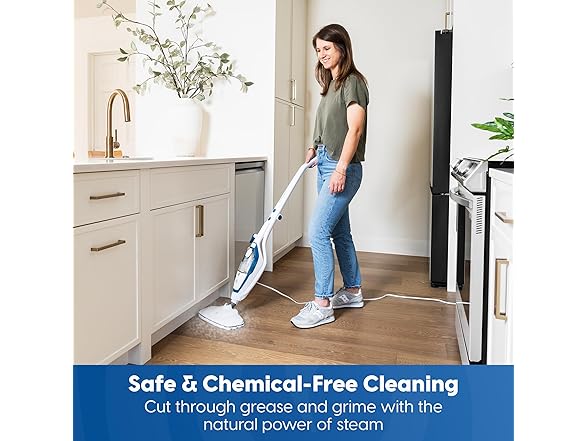 Vacmaster 2-in-1 Steam Mop & Handheld Cleaner