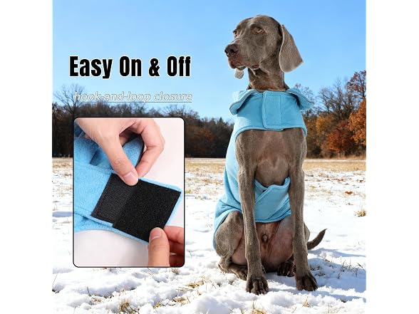 DENTRUN Reversible Dog Winter Coat