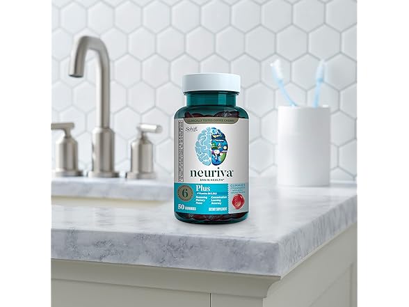 NEURIVA Plus Brain Gummies 50ct