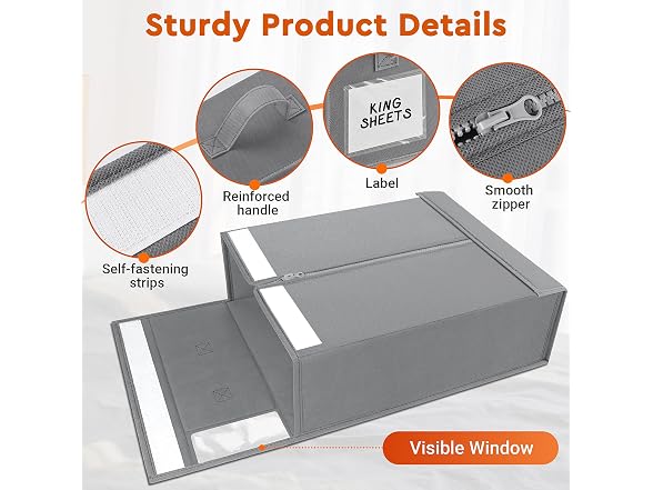 StorageTastic Bed Sheet Closet Organizer