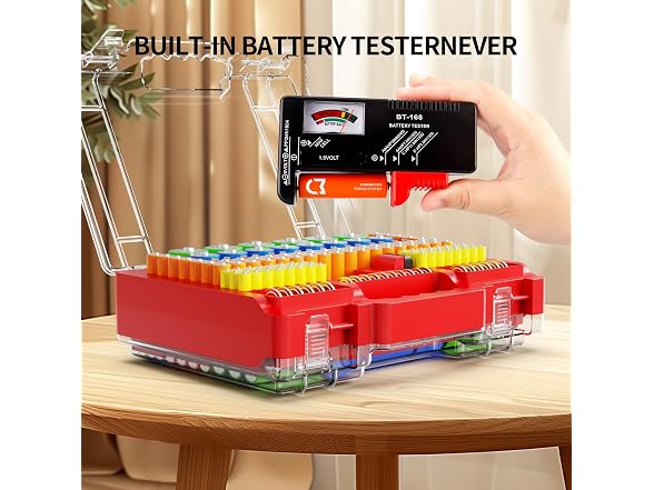 Yeenhoopy Battery Organizer Holder