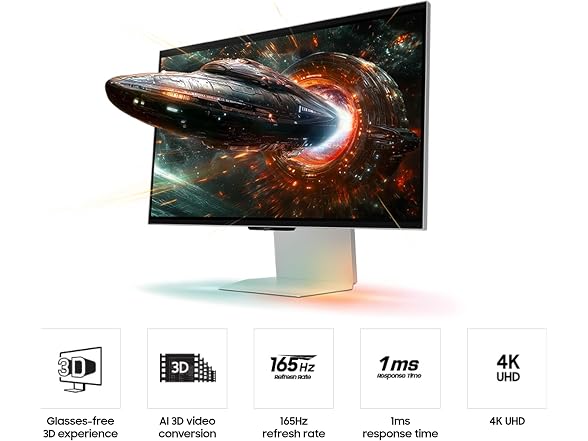 Samsung 27" Odyssey 3D (G90XF) Series 4K Gaming Monitor