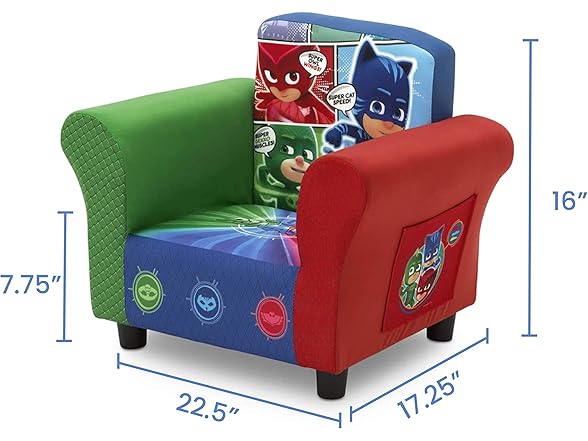 Delta Kids Upholstered Chair, Pj Masks