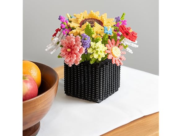 Perler Wildflower Bouquet 3D Fused Bead Kit