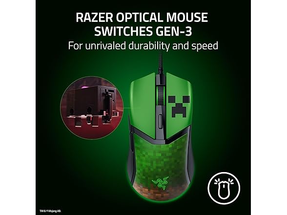 Razer Cobra Gaming Mouse - Minecraft Edition