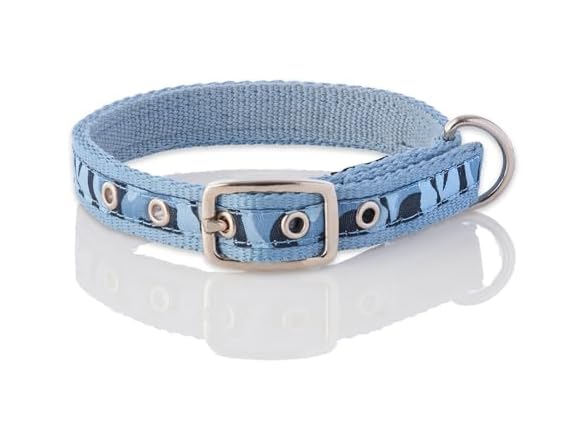 Remy II - The Recycled Ribbon Collar, Navy Camo