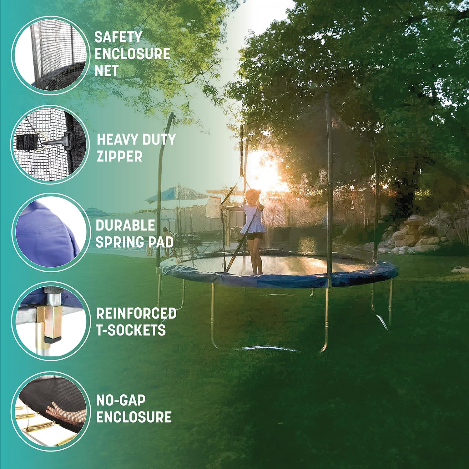 Skywalker Trampolines 10FT Round Trampoline - Gallery 11