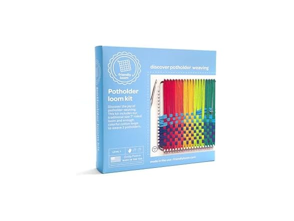 Friendly Loom 7” Traditional Potholder