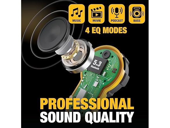 Dewalt 190 2097 DW2 Bluetooth Jobsite Earbuds