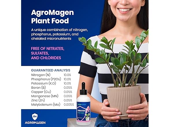 AgroMagen Plant Food 4oz Orchid