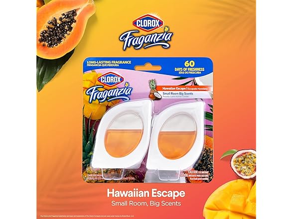 Clorox Fraganzia Air Freshener 4ct