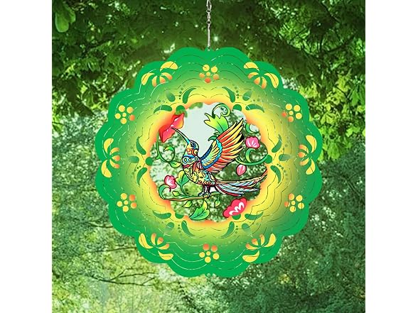 GOTOME Hummingbirds Wind Spinner