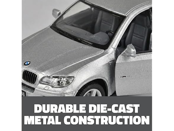 5" Die-Cast Pull Back BMW X6 12-Pack