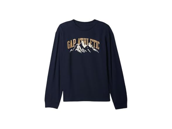 GAP Boys Long Sleeve Logo Tee