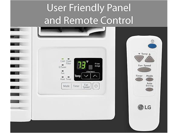 LG 23,000 BTU / 12,000 BTU Window AC | LW2423HR