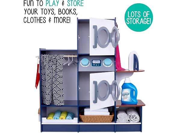 Wooden Laundry Playset