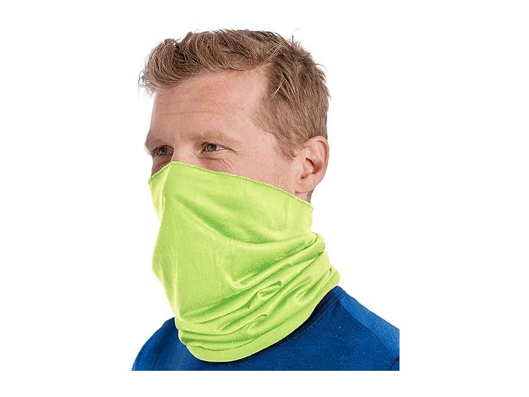 Tough Headband Neck Gaiter Camo - Hi Viz Yellow