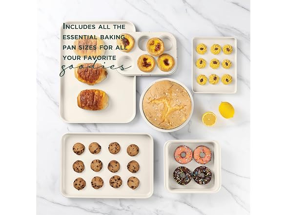 Nonstick Stackable Bakeware Set, 13 Pcs
