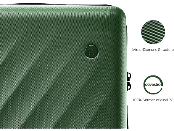 NINETYGO 20" Double Spinner Carry-On