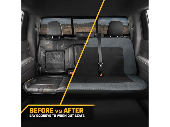 CAT MeshFlex Charcoal Rear Seat Cover