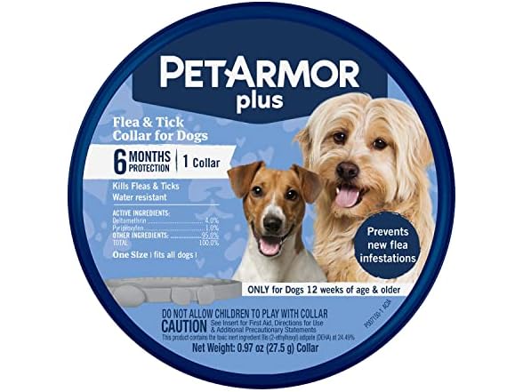 PetArmor Plus Flea & Tick Collar for Dogs