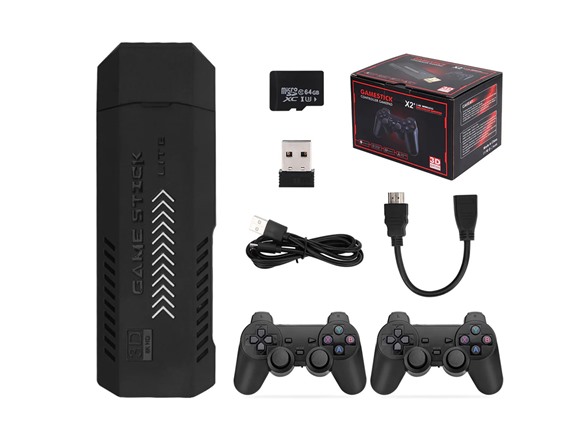 Retro 4K HDMI Game Stick + 2 Controllers