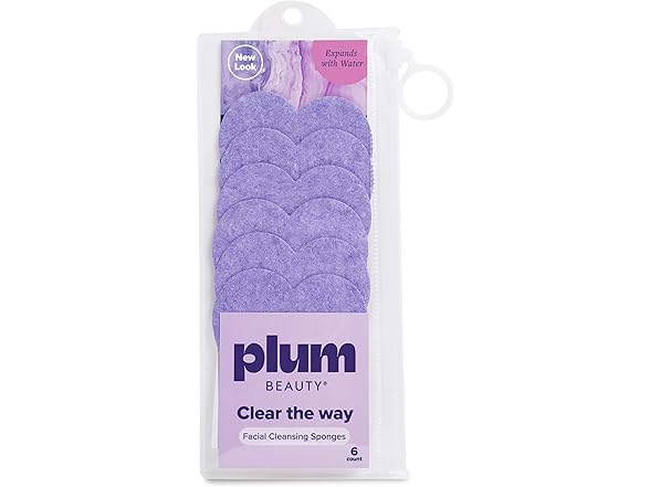 Facial Cleansing sponges - 6 ct