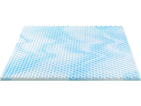 ZINUS 1.5" Swirl Gel Cooling Memory Foam Mattress