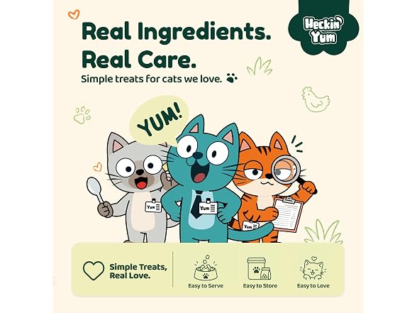 Heckin Yum Freeze Dried Cat Grass Treats