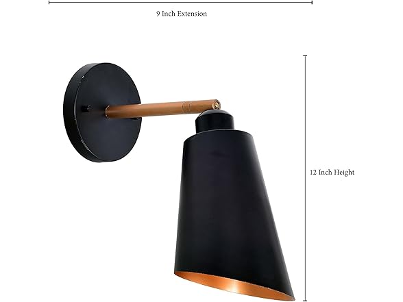 Kenroy Home 12'' Wall Sconce, Matte Black/Antique Bronze