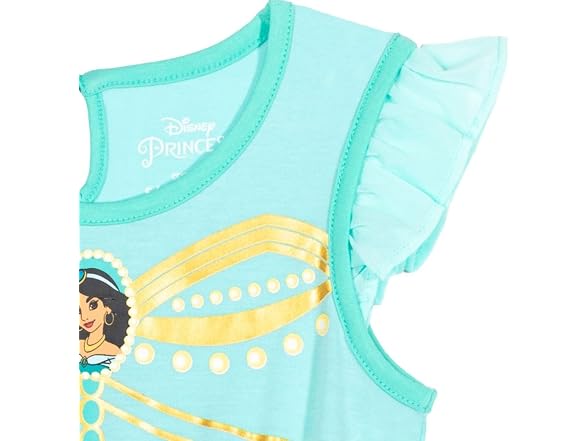 Disney Girls (6) Princess Jasmine Romper Skirt