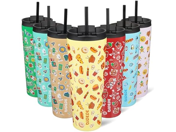 BJPKPK 26oz Tumbler With lid And Straw S