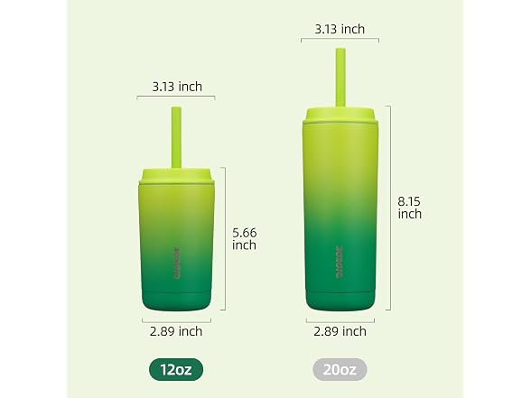 BJPKPK 12oz Tumbler w/ Lid & Straw