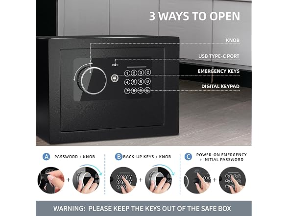 CDC DIGI Digital Security Keypad Safe